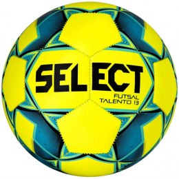 Piłka nożna Select Futsal Talento 13 żółto-niebieska 16472