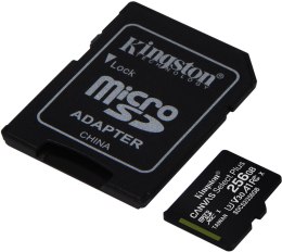 Karta pamięci Kingston Canvas Select Plus 256GB 100MB microSDXC CL10 + SD Adapter KINGSTON