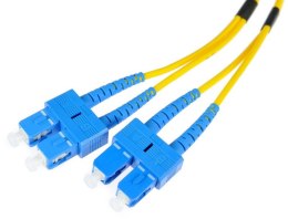 PATCHCORD ŚWIATŁOWODOWY SM 5M DUPLEX 9/125, SC/UPC-SC/UPC 3MM OPTIX