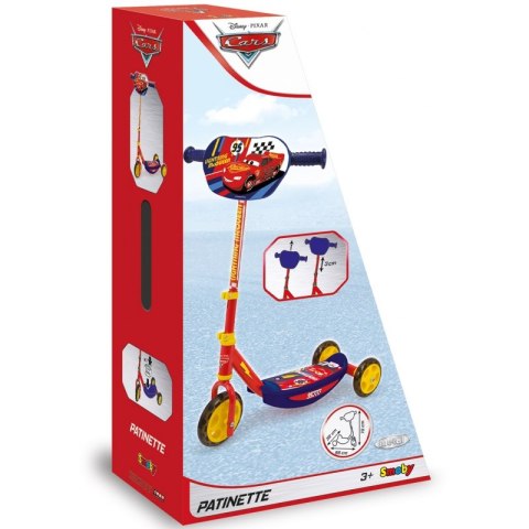 SMOBY Hulajnoga Trójkołowa Auta 3 Cars Smoby SMOBY Hulajnoga Trójkołowa Auta 3 Cars Smoby