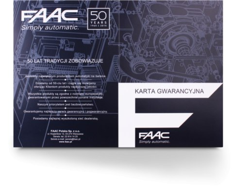 Zestaw FAAC D600 do bram garażowych z 3m szyną dwuczęściową kewlarową FAAC Zestaw FAAC D600 do bram garażowych z 3m szyną dwuczęściową kewlarową FAAC