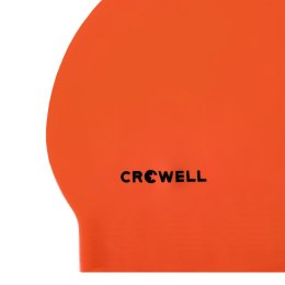 Czepek pływacki latex Crowell Atol pomarańczowy kol.3