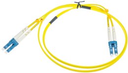 PATCHCORD ŚWIATŁOWODOWY SM 1M DUPLEX 9/125, LC/UPC-LC/UPC 2.0MM OPTIX