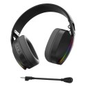 Marvo Pulz 70W, słuchawki, regulacja głośności, czarna, PS4, PS5, Xbox One, PC