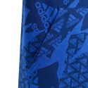 Bluza dla dzieci adidas Essentials Allover Print HD niebieska IS2555