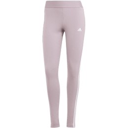Legginsy damskie adidas Loungewear Essentials 3-Stripes różowe IR5347