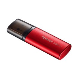 Apacer USB flash disk, USB 3.0, 128GB, AH25B, czerwony, AP128GAH25BR-1, USB A, z osłoną