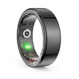 Smart RING czarny, pomiar ciśnienia, tętno, monitorowanie snu, 10