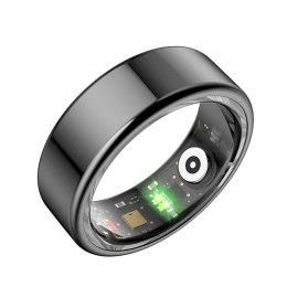 Smart RING czarny, pomiar ciśnienia, tętno, monitorowanie snu, 8