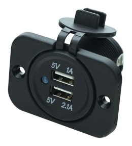 Gniazdo 2x USB 2,1A Compass