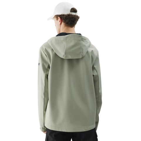 Kurtka męska softshell 4F M324 oliwkowa 4FWSS25TSOFM324 44S Kurtka męska softshell 4F M324 oliwkowa 4FWSS25TSOFM324 44S