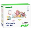 TOOKY TOY Popołudniowa Herbatka Drewniany Zestaw Serwis Tooky Toy