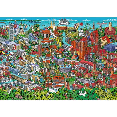 Puzzle - "1000 Jubileusz" - Trójmiasto Trefl 10924 Trefl Puzzle Puzzle - "1000 Jubileusz" - Trójmiasto Trefl 10924 Trefl Puzzle