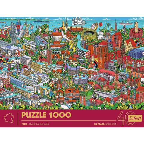 Puzzle - "1000 Jubileusz" - Trójmiasto Trefl 10924 Trefl Puzzle Puzzle - "1000 Jubileusz" - Trójmiasto Trefl 10924 Trefl Puzzle
