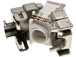 Gniazdo keystone RJ45 STP kat. 6 beznarzędziowe ekranowane Q-LANTEC Q-LANTEC