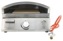 Grill gazowy, blat, piec do pizzy + płyta grillowa 50 x 19cm Cattara