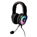 Surefire Harrier 360, słuchawki z odłączanym mikrofonem, przewodowaczarna, 7.1 surround sound (Virtual), USB