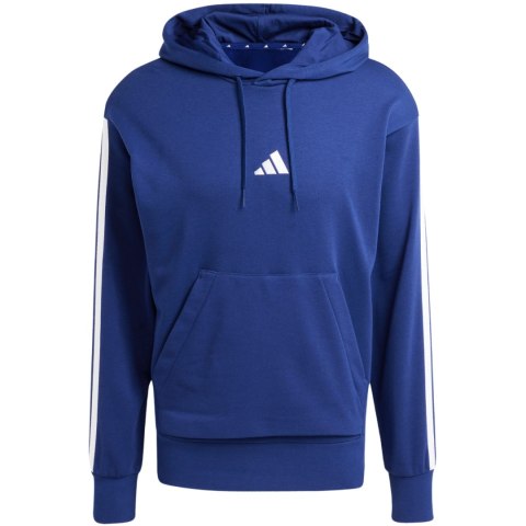 Bluza męska adidas Essentials 3-Stripes French Terry granatowa JD1872 Adidas Bluza męska adidas Essentials 3-Stripes French Terry granatowa JD1872 Adidas