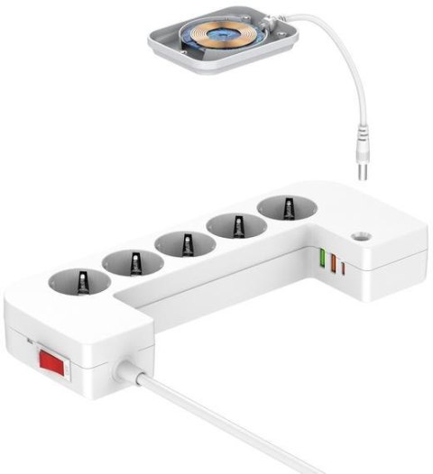 LISTWA ANTYPRZEPIĘCIOWA Z ZABEZPIECZENIEM Energizer 5x SCHUKO 2x USB-A 1x USB-C 2500W 10A KABEL 2M MAGNETIC ENERGIZER LISTWA ANTYPRZEPIĘCIOWA Z ZABEZPIECZENIEM Energizer 5x SCHUKO 2x USB-A 1x USB-C 2500W 10A KABEL 2M MAGNETIC ENERGIZER