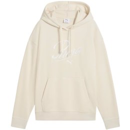 Bluza damska Puma Ess Script Comfort Hoodie kremowa 684983 87 Puma