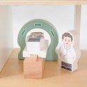 VIGA Drewniany Szpital Z Karetką Winda Zestaw 15 el Viga Toys