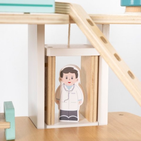 VIGA Drewniany Szpital Z Karetką Winda Zestaw 15 el Viga Toys VIGA Drewniany Szpital Z Karetką Winda Zestaw 15 el Viga Toys