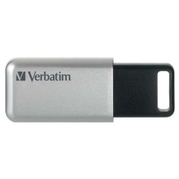 Verbatim USB flash disk, USB 3.0, 32GB, Secure Pro, Store N Go, srebrny, 98665, USB A, szyfrowanie AES 256-bit Verbatim