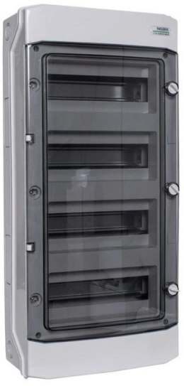 PLASTIKOWA OBUDOWA INSTALACYJNA Natynkowa IP65 4X12 modułów. PHS 48T NOARK 110814 NOARK