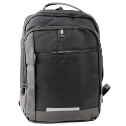 Plecak Biznesowy USB Kieszeń Na Laptopa Czarny 16L 45cm LEAN