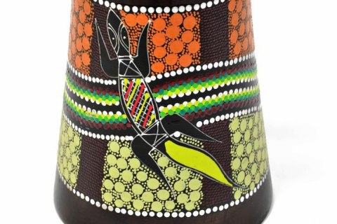 Bęben djembe - etniczny instrument z Afryki 60 cm Garthen Bęben djembe - etniczny instrument z Afryki 60 cm Garthen