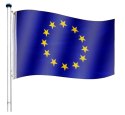 Maszt wraz z Flagą Unii Europejskiej - 650 cm