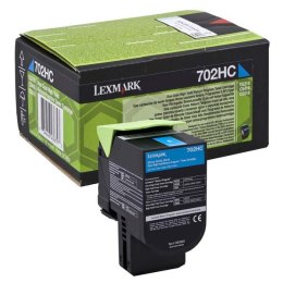 Lexmark oryginalny toner 70C2HC0, cyan, 3000s, return, high capacity, Lexmark CS510de, CS410dn, CS310dn, CS310n, CS410n