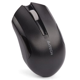 A4tech Mysz G3-200NS, 1000DPI, 2.4 GHz, optyczna, 3kl., 1 scroll, bezprzewodowa, czarna, 1 szt AA, klasyczna, V-Track