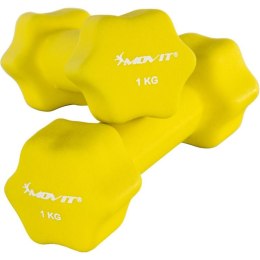 Zestaw 2 x Hantle neoprenowe MOVIT 1 kg MOVIT