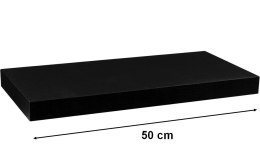 Półka ścienna STILISTA Volato czarna MAT 50 cm Stilista