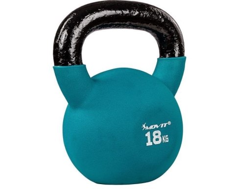 Kettlebell hantle neoprenowe - 18 kg MOVIT Kettlebell hantle neoprenowe - 18 kg MOVIT