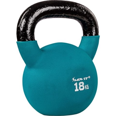 Kettlebell hantle neoprenowe - 18 kg MOVIT Kettlebell hantle neoprenowe - 18 kg MOVIT