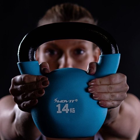 Kettlebell hantle neoprenowe - 18 kg MOVIT Kettlebell hantle neoprenowe - 18 kg MOVIT