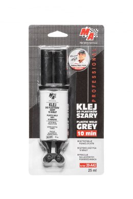 KLEJ DO SPAWANIA PLASTIKU 10 MINUT SZARY 25ML MA PROFESSIONAL
