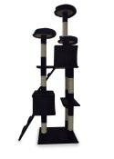 Drapak drzewko Legowisko Wieża dla Kota 170cm Czarny ANIMEL