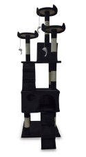 Drapak drzewko Legowisko Wieża dla Kota 170cm Czarny ANIMEL