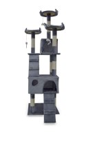 Drapak drzewko Legowisko Wieża dla Kota 170cm Jasnoszary ANIMEL