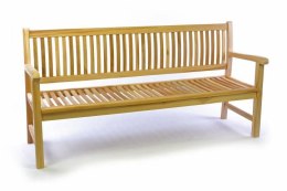3 osobowa DIVERO ławka ogrodowa z drewna tekowego 180 cm Divero
