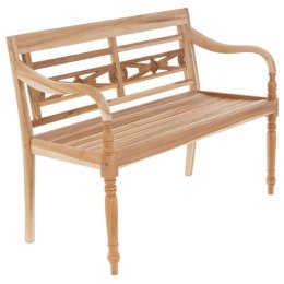DIVERO Drewniana ławka ogrodowa - 119 cm Divero