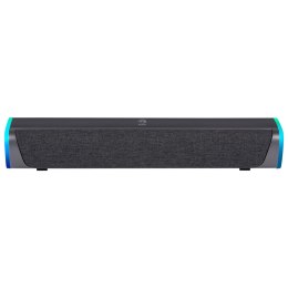 Marvo Soundbar SG-014BT, 2.0, 6W, czarne, regulacja głośności, do gry, 3,5 mm jack (USB), 250Hz-20kHz, podświetlenie
