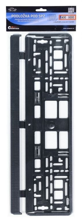 Ramka pod tablicę rejestracyjną CARBON STRIP Compass Ramka pod tablicę rejestracyjną CARBON STRIP Compass