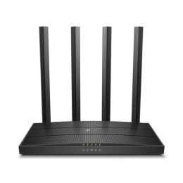 TP-LINK router Archer C6 V3 2.4GHz i 5GHz, extender/ wzmacniacz, access point, IPv6, 1200Mbps, zewnętrzna anténa, 802.11ac, Połą