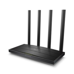 TP-LINK router Archer C6 V3 2.4GHz i 5GHz, extender/ wzmacniacz, access point, IPv6, 1200Mbps, zewnętrzna anténa, 802.11ac, Połą