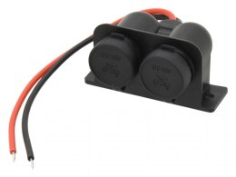 Gniazdo podwójne z osłoną - 12 V / 24 V Compass