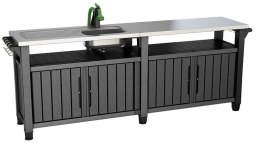 Szafka ogrodowa Unity Chef, grafit, 237 cm Keter